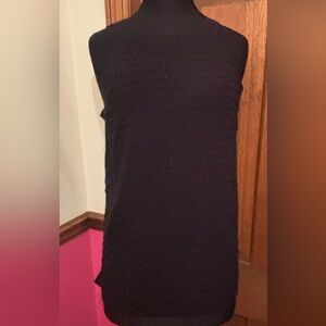 Banana Republic Classic Black Sleeveless Tunic Top size XL New